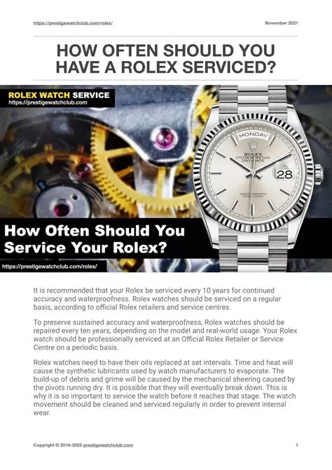 how often should you get rolex serviced|rolex service before and after.